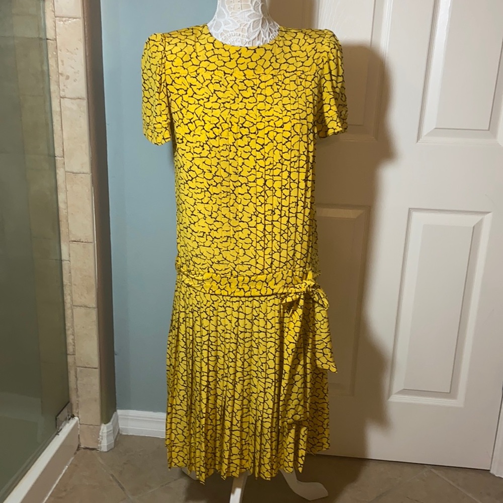 Albert Nipon vintage silk dress